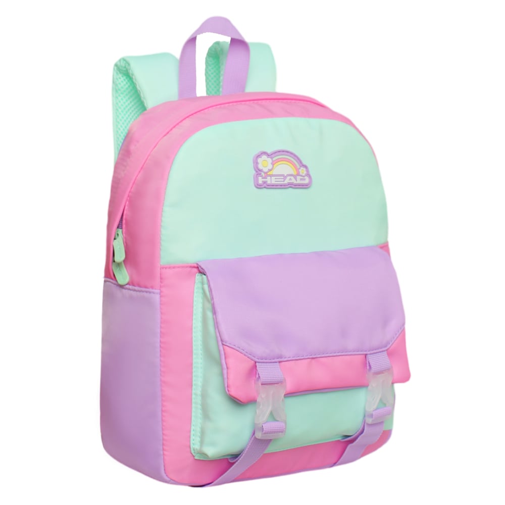 MOCHILA INFANTIL NIÑA SWEET COLOR BLOCK ROSADO HEAD - 1