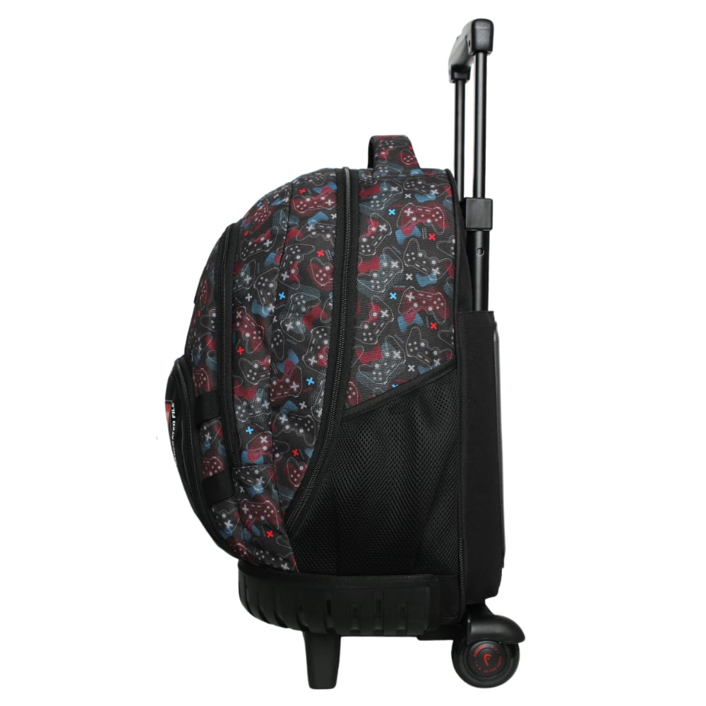 MOCHILA INFANTIL CARRO NEW KODIAC FUTURE GAMER NEGRO HEAD - 5