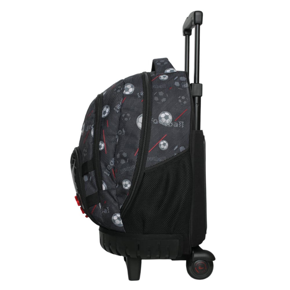 MOCHILA INFANTIL CARRO NEW KODIAC FUTBOL NEGRO HEAD - 5