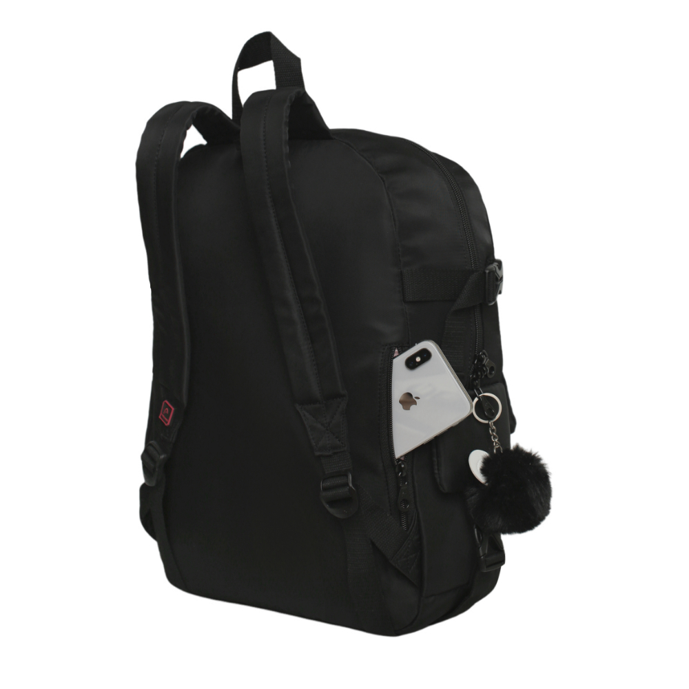MOCHILA MUJER KAWAII FUSION GLITTER NEGRO HEAD - 4
