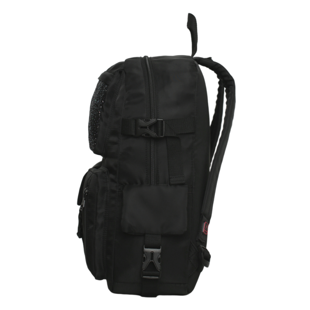 MOCHILA MUJER KAWAII FUSION GLITTER NEGRO HEAD - 5