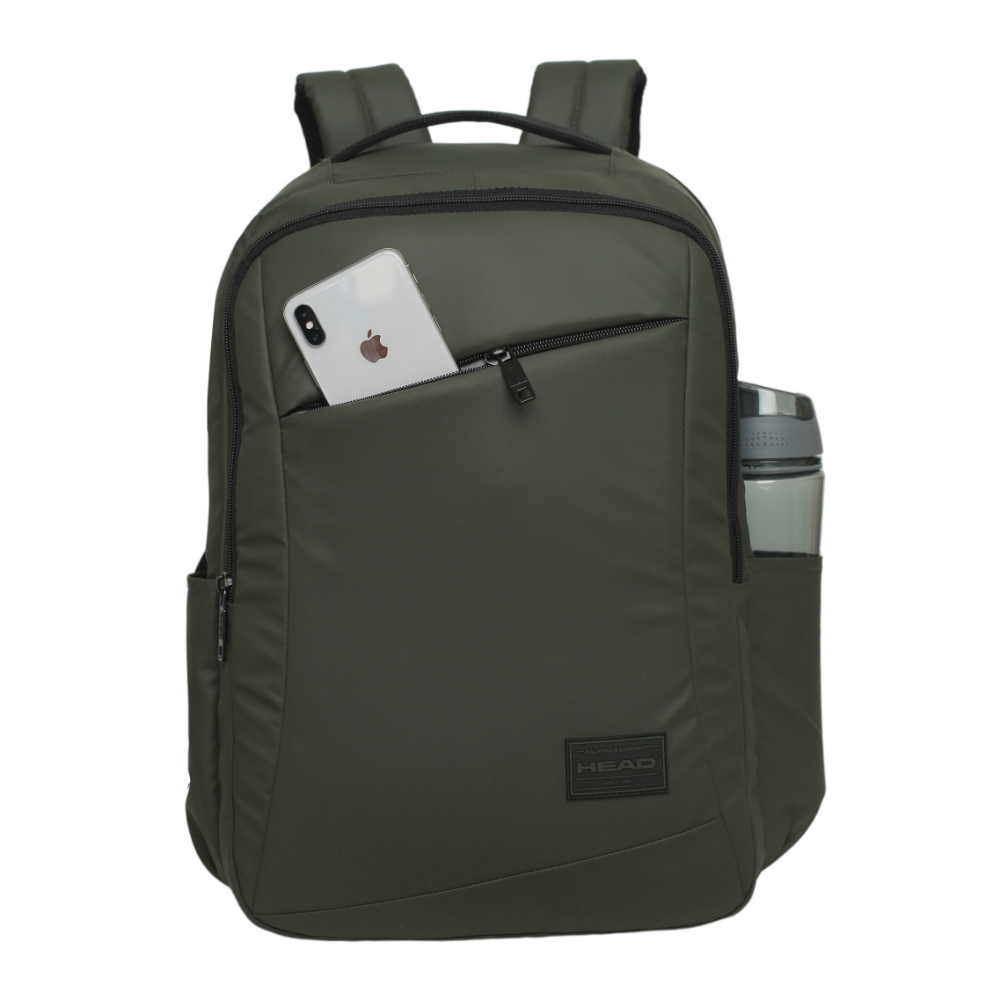 MOCHILA EJECUTIVAS ENGOMADA CAMIQ VERDE MILITAR HEAD - 2