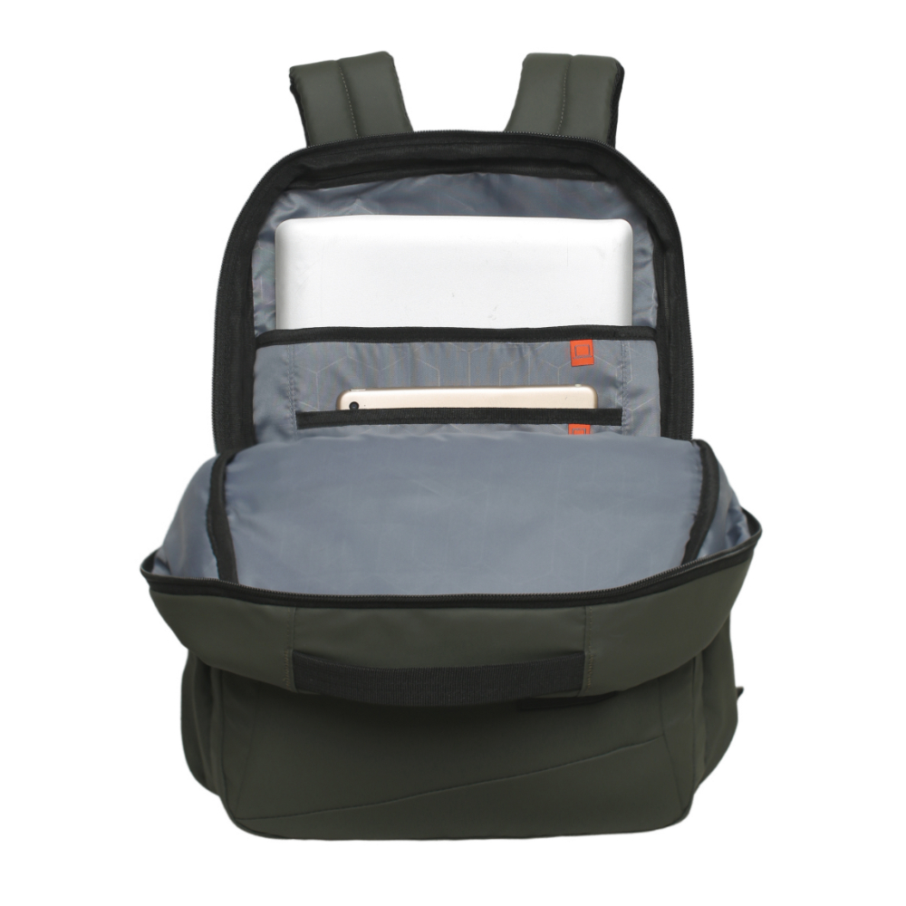 MOCHILA EJECUTIVAS ENGOMADA CAMIQ VERDE MILITAR HEAD - 3