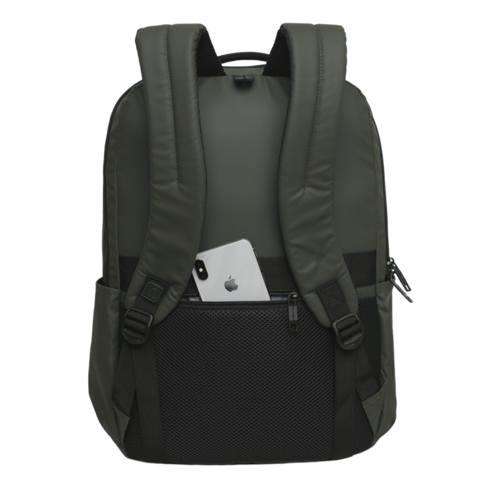 MOCHILA EJECUTIVAS ENGOMADA CAMIQ VERDE MILITAR HEAD - 5
