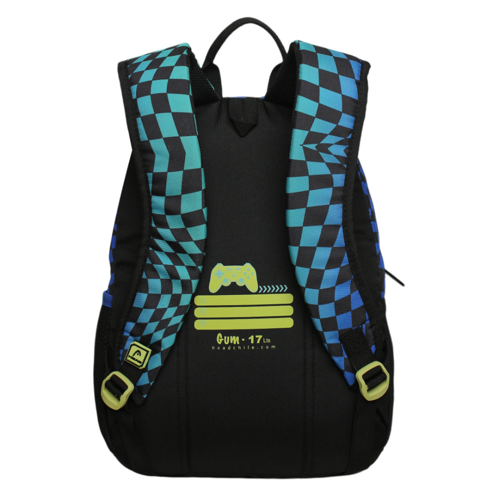 MOCHILA INFANTIL NIÑO GUM CHESS GAMER NEGRO HEAD - 5