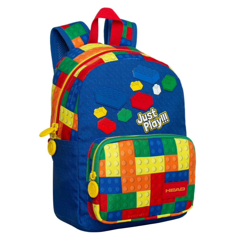 MOCHILA INFANTIL NIÑO POP BLOQUES MULTICOLOR HEAD - 1