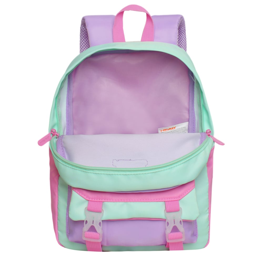MOCHILA INFANTIL NIÑA SWEET COLOR BLOCK MENTA HEAD - 3