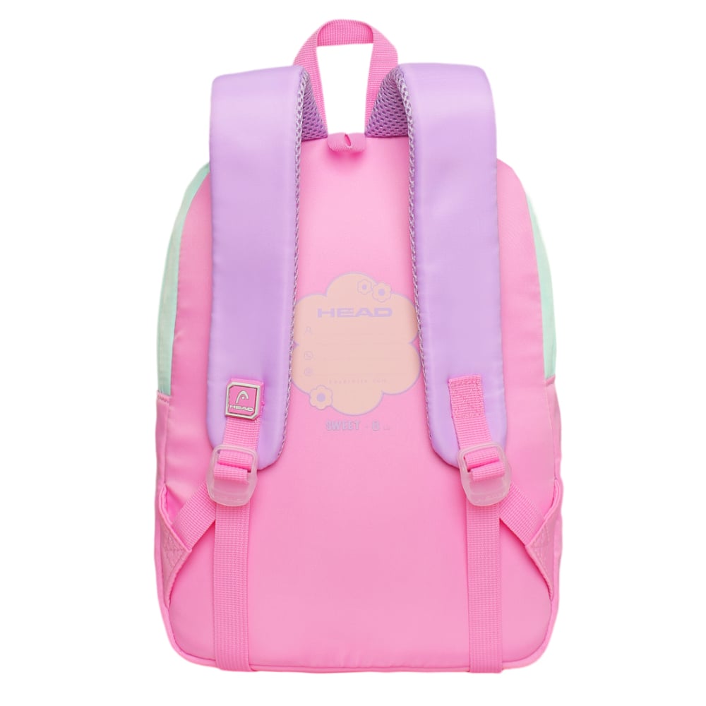 MOCHILA INFANTIL NIÑA SWEET COLOR BLOCK MENTA HEAD - 5
