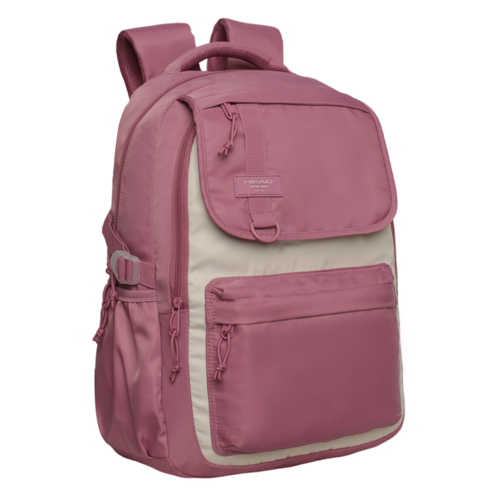 MOCHILA MUJER QASHQAI COLOR BLOCK MALVA HEAD - 1