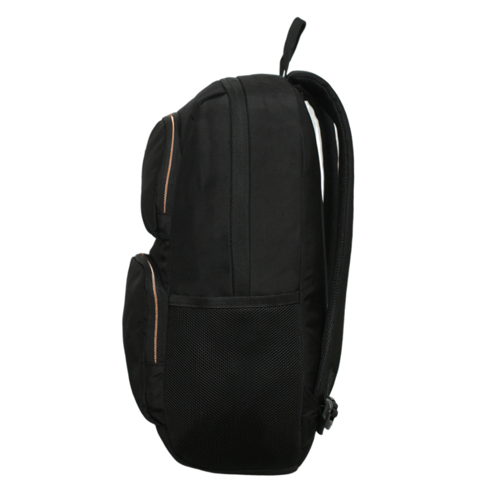MOCHILA EJECUTIVA STINGER NEGRO ROSE GOLD HEAD - 4