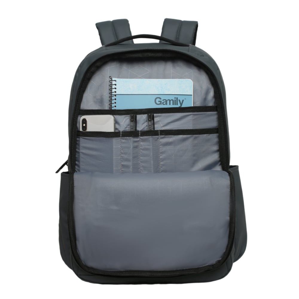 MOCHILA EJECUTIVAS ENGOMADA CAMIQ REVERSE GRIS HEAD - 4