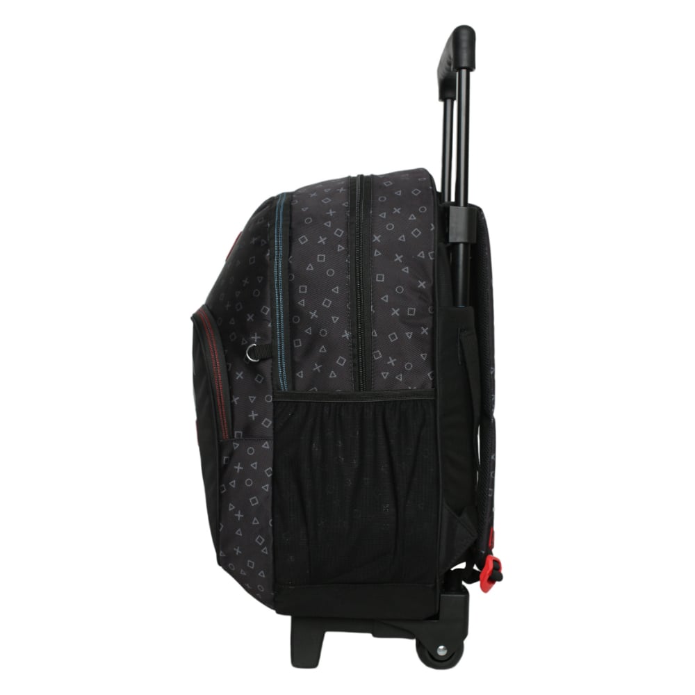 MOCHILA RUEDAS INFANTIL CHIPS JOYSTICK NEGRO HEAD - 4