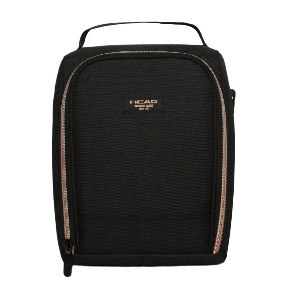 PACK ATOMICO ESCOLAR MUJER NEGRO ROSE GOLD HEAD - 3