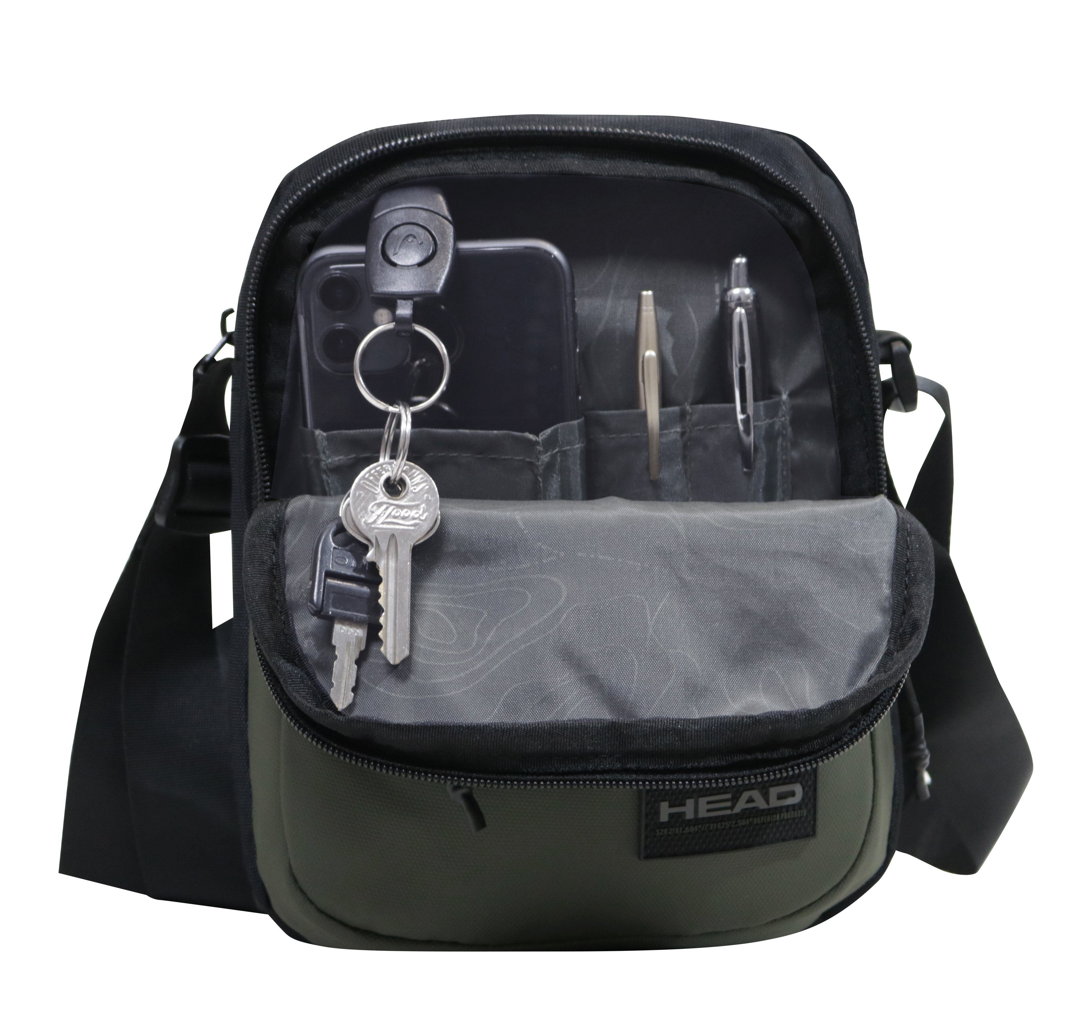 BOLSO CRUZADO MAGNUS 4 REVERSE VERDE MUSGO HEAD - 4