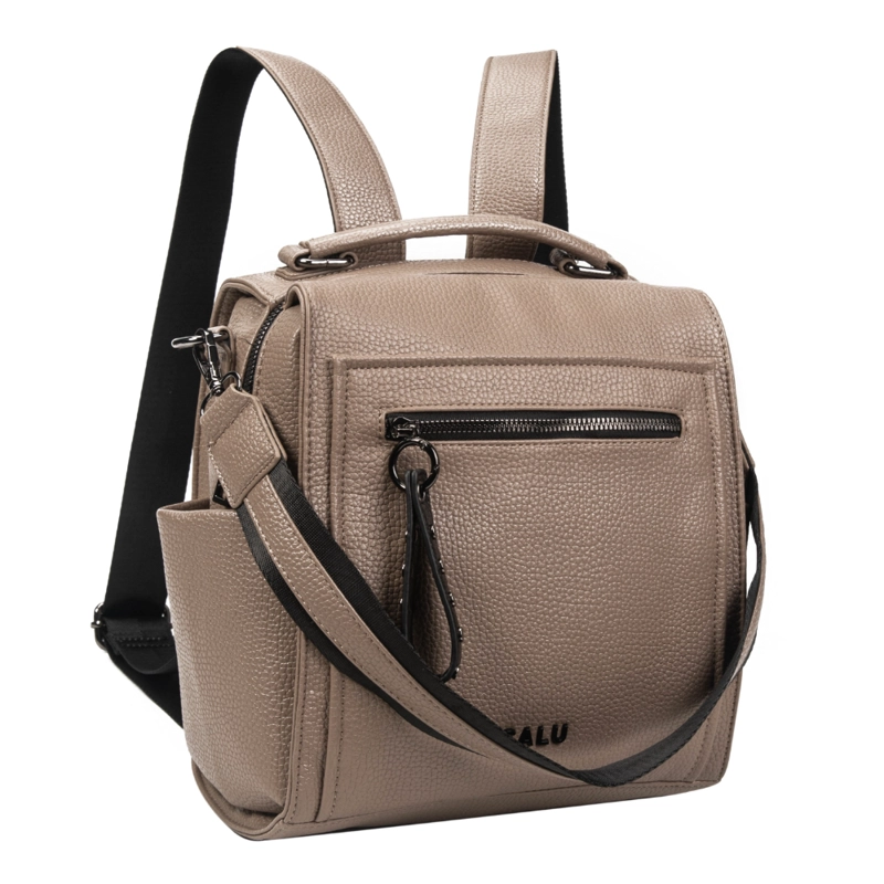MOCHILA ELEANOR MEDIANA CAFE  CALU - 1