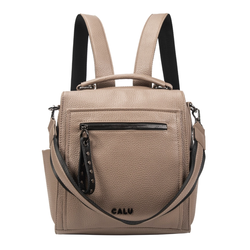 MOCHILA ELEANOR MEDIANA CAFE  CALU - 2