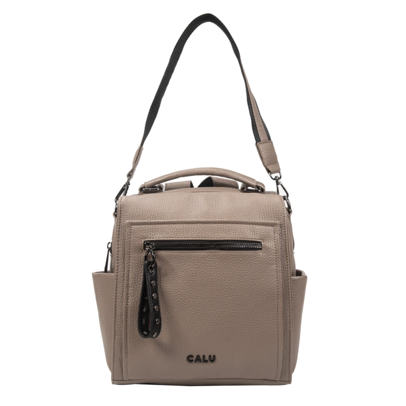 MOCHILA ELEANOR MEDIANA CAFE  CALU - 4