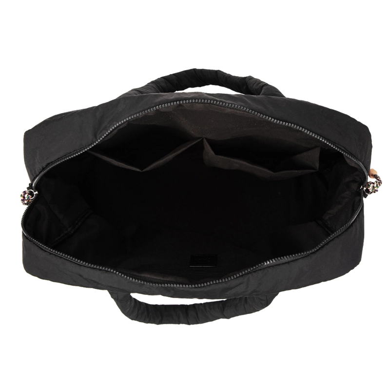 BOLSO DE VIAJE BEATRICE ACOLCHADO NEGRO CALU - 3