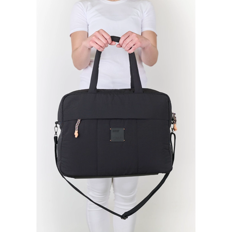 BOLSO DE VIAJE BEATRICE ACOLCHADO NEGRO CALU - 8