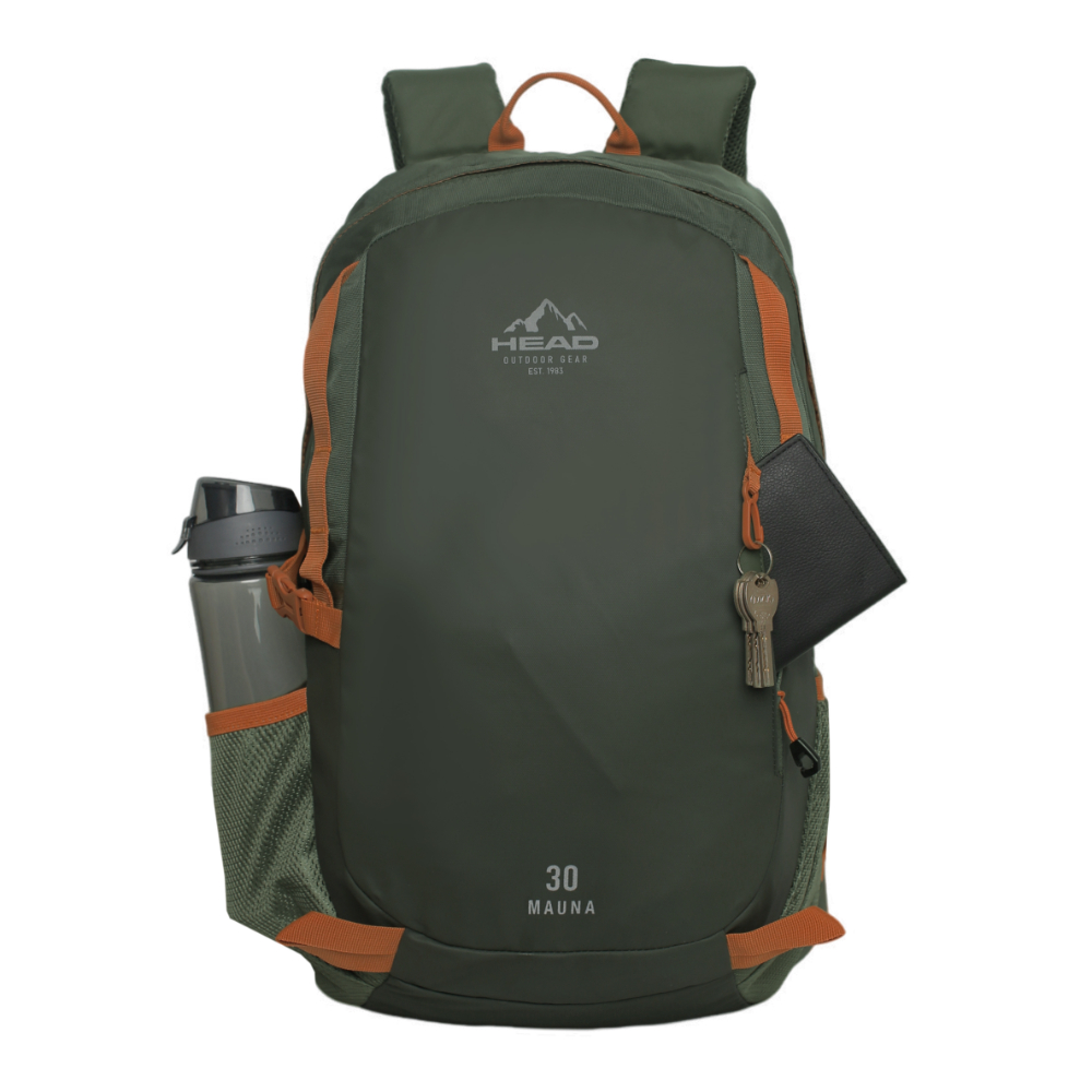 MOCHILA OUTDOOR CAMPING MAUNA 30L VERDE HEAD - 2