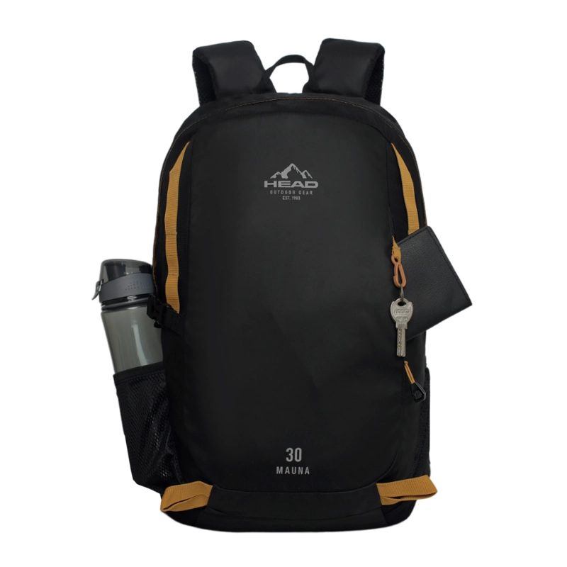 MOCHILA OUTDOOR CAMPING MAUNA 30L NEGRO HEAD - 2