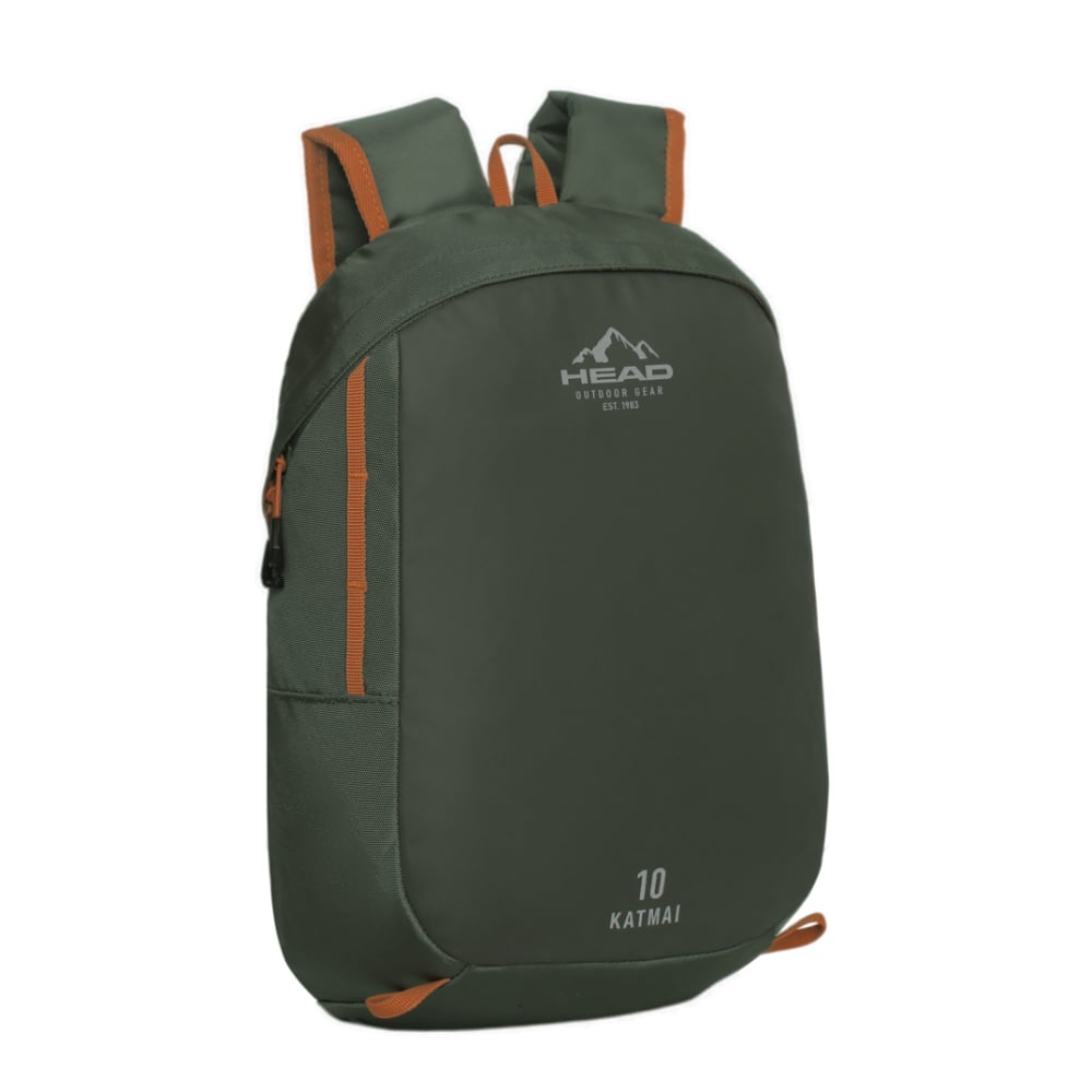 MOCHILA OUTDOOR CAMPING PEQUEÑA KATMAI 10L VERDE HEAD - 1