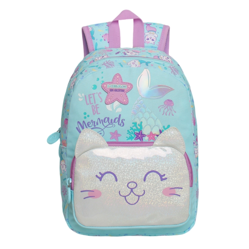 MOCHILA INFANTIL NIÑA POP MERMAID MENTA HEAD - 2