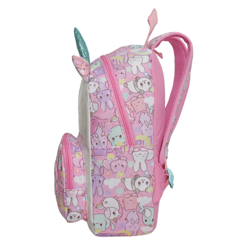 MOCHILA INFANTIL NIÑA POP UNICORNIO ROSADO HEAD - 4