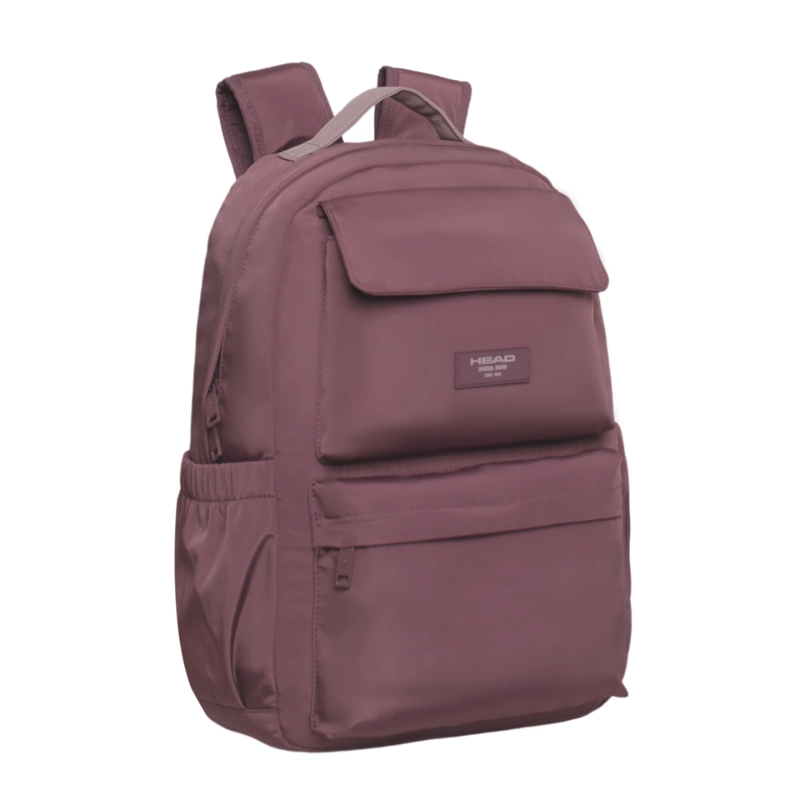 MOCHILA MUJER YSHO MICROFIBRA DARK MALVA HEAD - 1