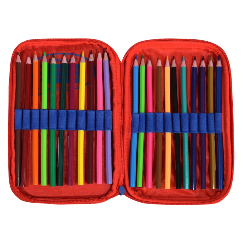 ESTUCHE INFANTIL NIÑO RIGIDO BOX ARAÑA ROJO  HEAD - 3