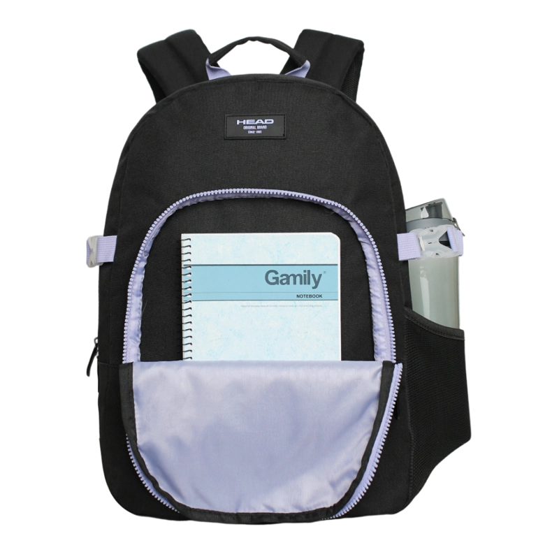 MOCHILA COMPACTA MUJER DIVA NEGRO LILA HEAD - 2