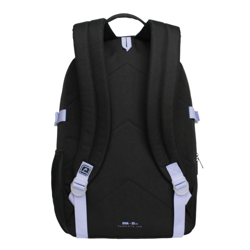 MOCHILA COMPACTA MUJER DIVA NEGRO LILA HEAD - 5