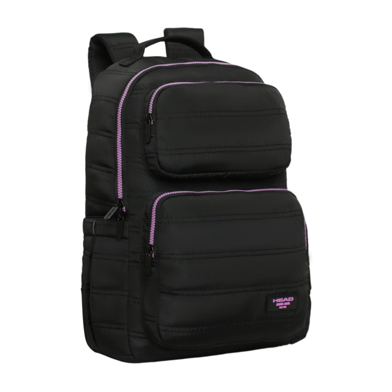 MOCHILA MUJER ALTEA TIPO PARKA NEGRO LILA HEAD - 1