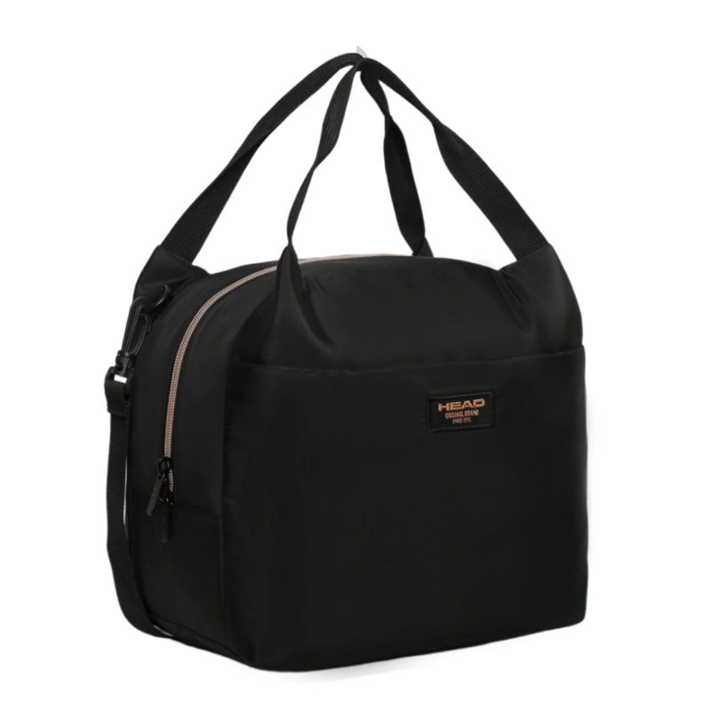 LONCHERA GRANDE MUJER CREAM NEGRO ROSE GOLD HEAD - 1