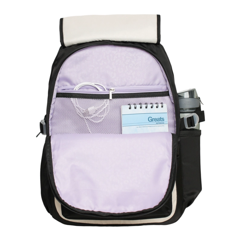 MOCHILA MUJER QASHQAI BLOCK NEGRO HEAD - 4