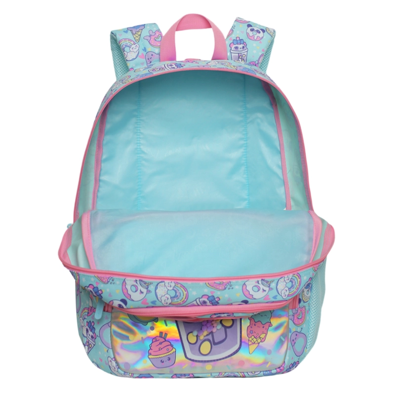 MOCHILA INFANTIL NIÑA FANTASY SWEET CANDY MENTA HEAD - 3