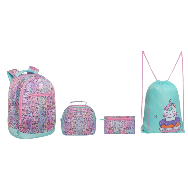 PACK TOP ESCOLAR MUJER (X4) FADED MULTICOLOR HEAD - 1
