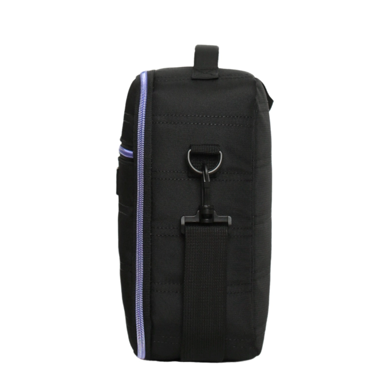 LONCHERA COMPACTA MUJER SHERPA NEGRO LILA HEAD - 4