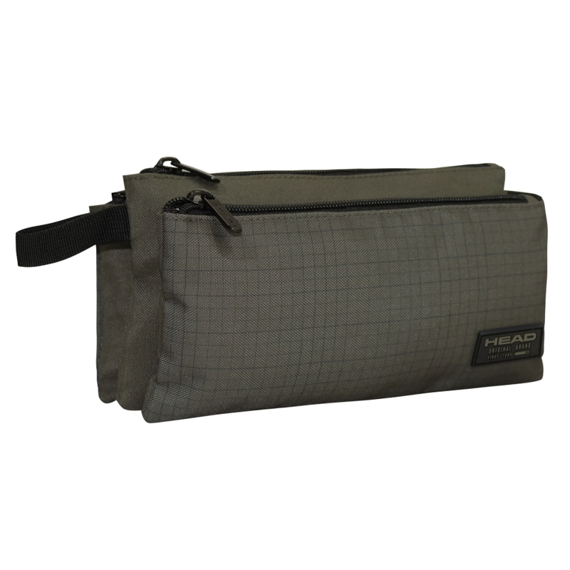 ESTUCHE TRIPLE HOMBRE MARCH CUADROS VERDE HEAD - 1