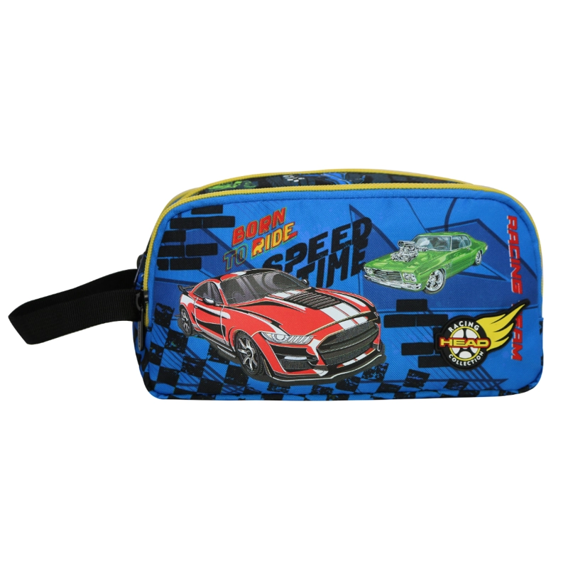 ESTUCHE INFANTIL NIÑO ATOS SPEED CAR NEGRO HEAD - 2