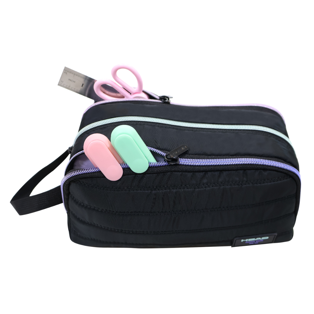 ESTUCHE INFANTIL NIÑA ATOS MIX COLORES NEGRO HEAD - 3