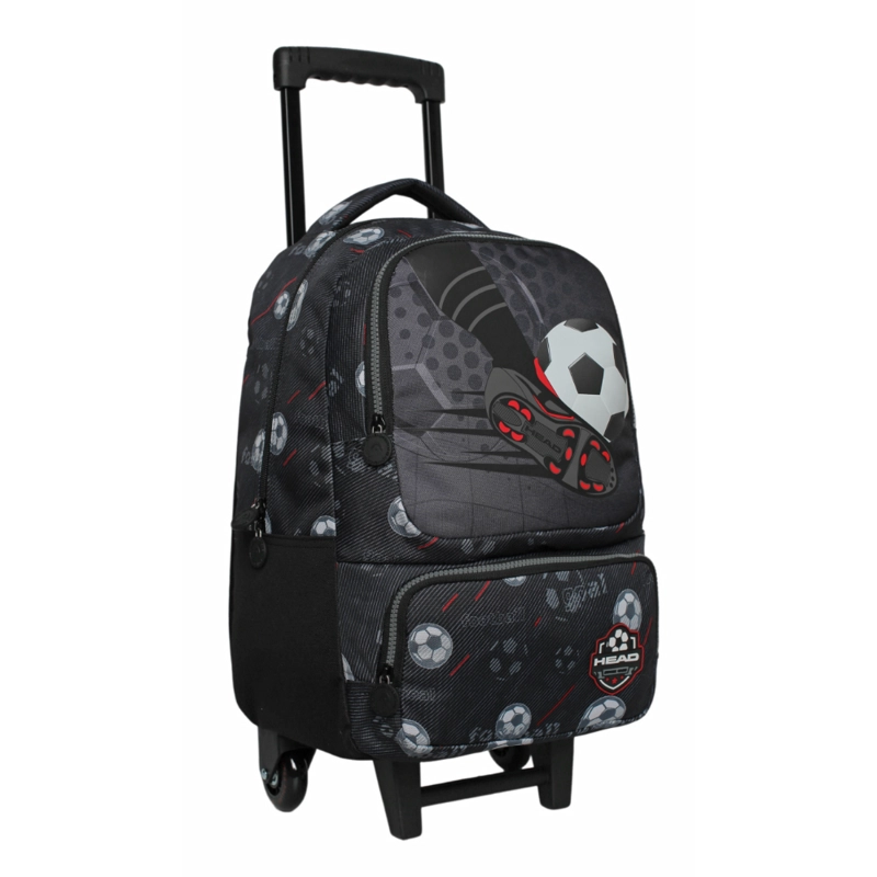 PACK BAKAN ESCOLAR (X3) NIÑO FUTBOL NEGRO HEAD - 2