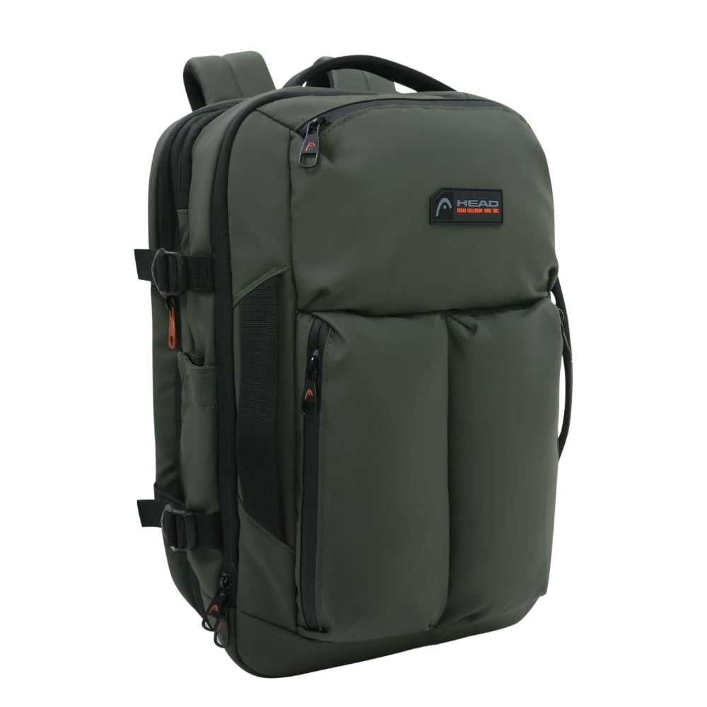 MOCHILA DE VIAJE EXPANDIBLE SHARK WATERPROOF VERDE HEAD - 1