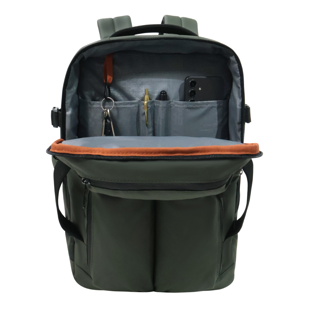 MOCHILA DE VIAJE EXPANDIBLE SHARK WATERPROOF VERDE HEAD - 4