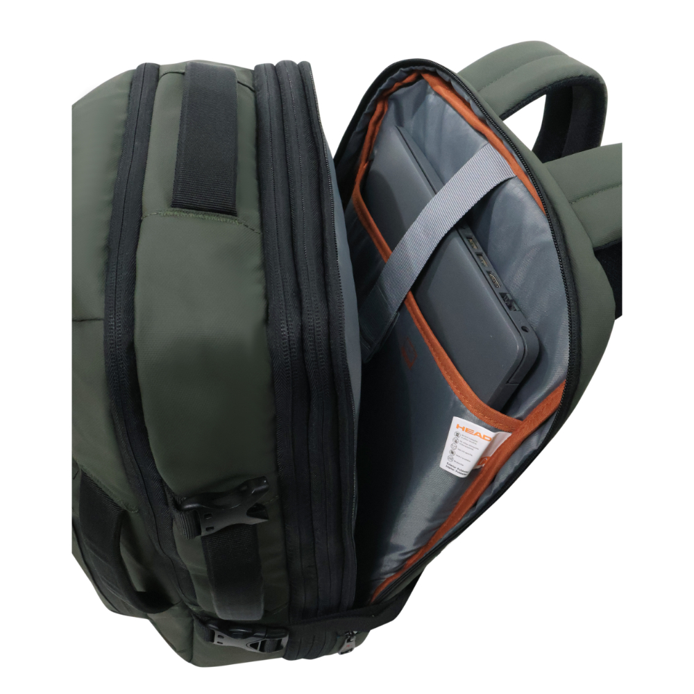 MOCHILA DE VIAJE EXPANDIBLE SHARK WATERPROOF VERDE HEAD - 5