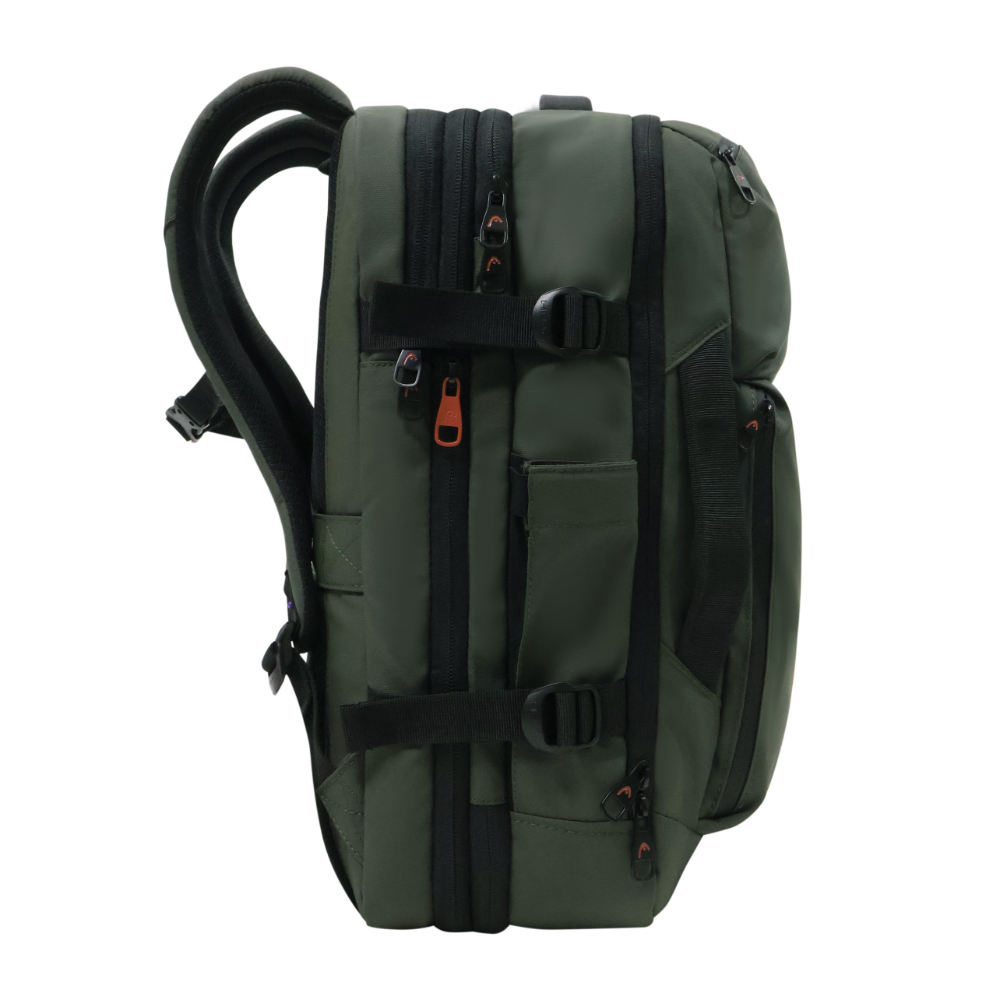 MOCHILA DE VIAJE EXPANDIBLE SHARK WATERPROOF VERDE HEAD - 7