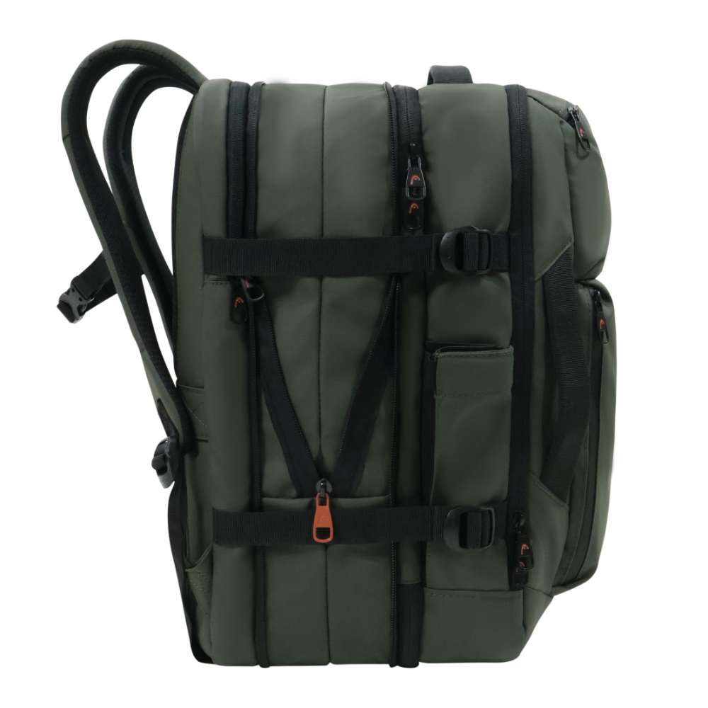 MOCHILA DE VIAJE EXPANDIBLE SHARK WATERPROOF VERDE HEAD - 8
