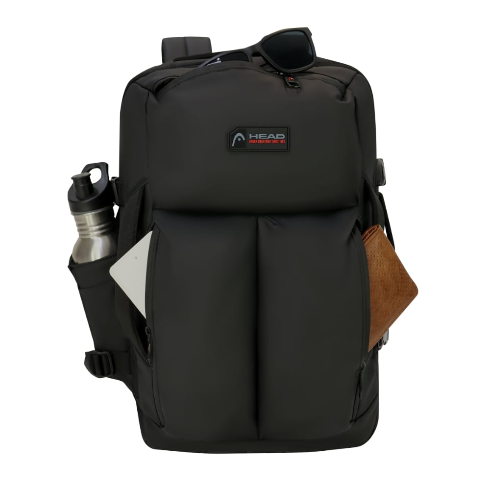 MOCHILA DE VIAJE EXPANDIBLE SHARK WATERPROOF REVERSE NEGRO HEAD - 3