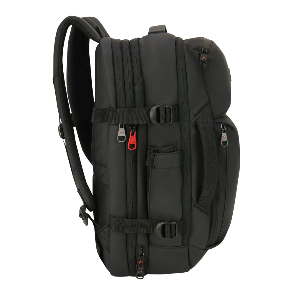 MOCHILA DE VIAJE EXPANDIBLE SHARK WATERPROOF REVERSE NEGRO HEAD - 8