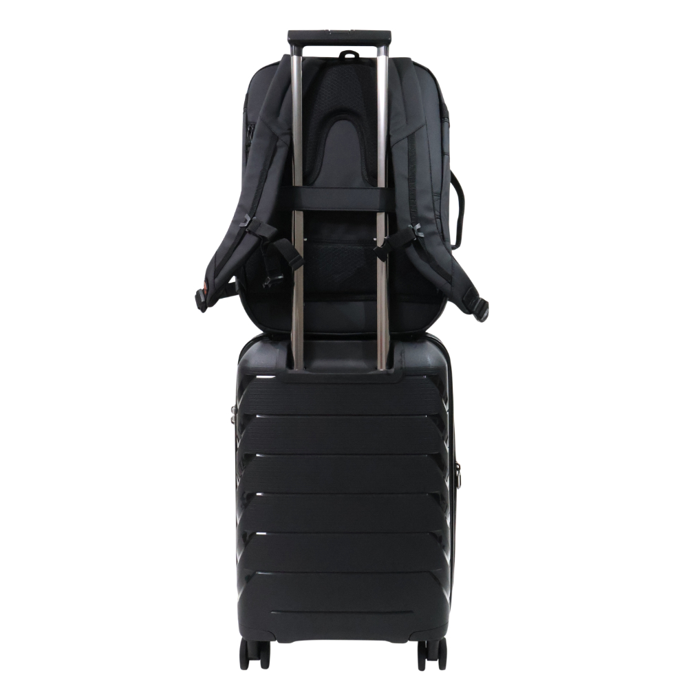 MOCHILA DE VIAJE TRAVELER ENGOMADA NEW REVERSE NEGRO HEAD - 6